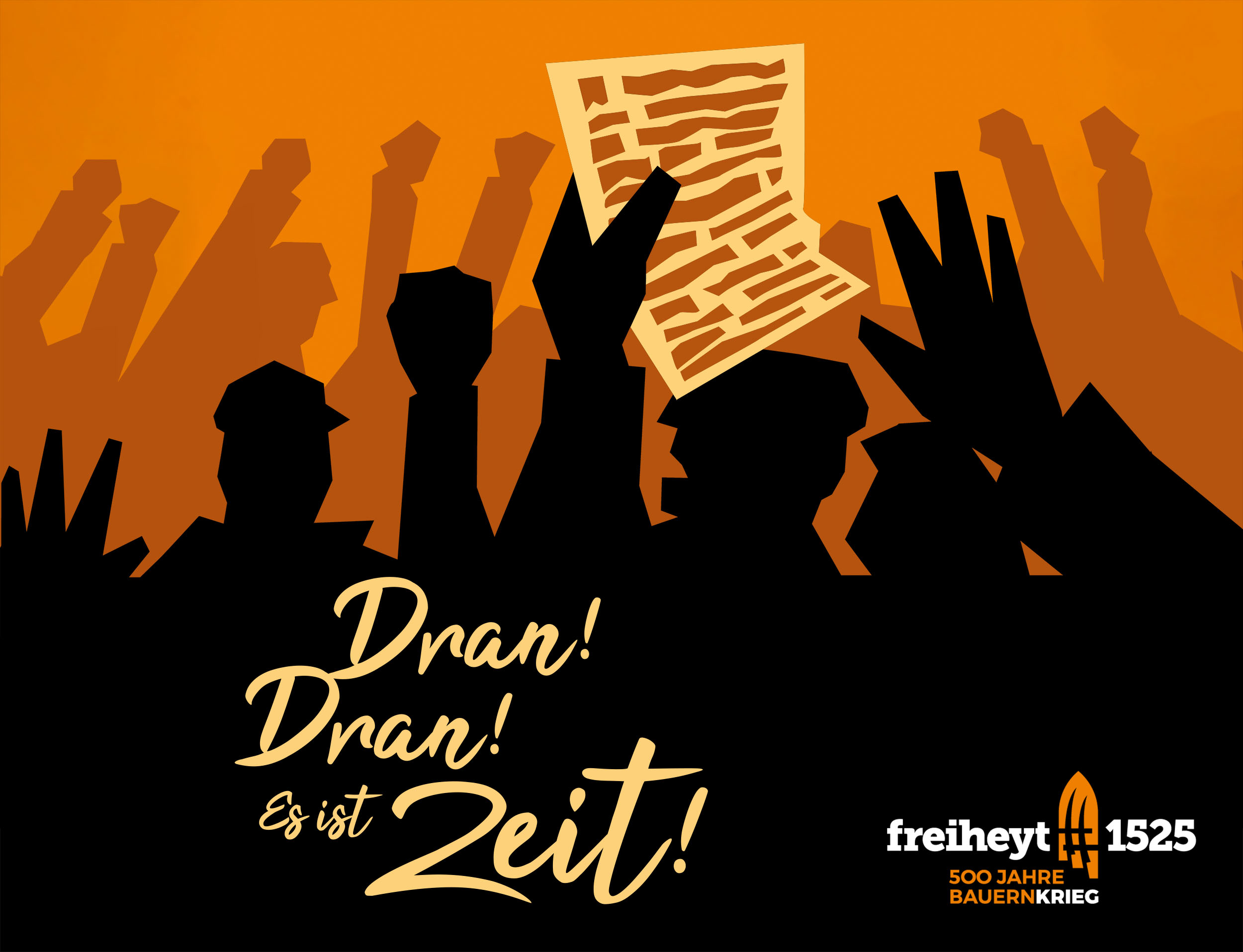 Platzhalter einer Ausstellung ohne Titelbild, roter Hintergrund